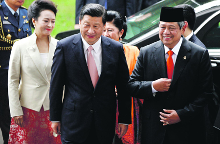 Chủ tịch Trung Quốc Tập Cận Bình Thăm Indonesia hồi đầu tháng 10.
